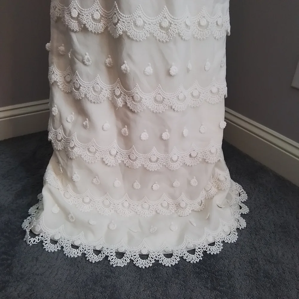 J. Crew Wedding Juliette Gown Ivory - 8 - Picture 5 of 16